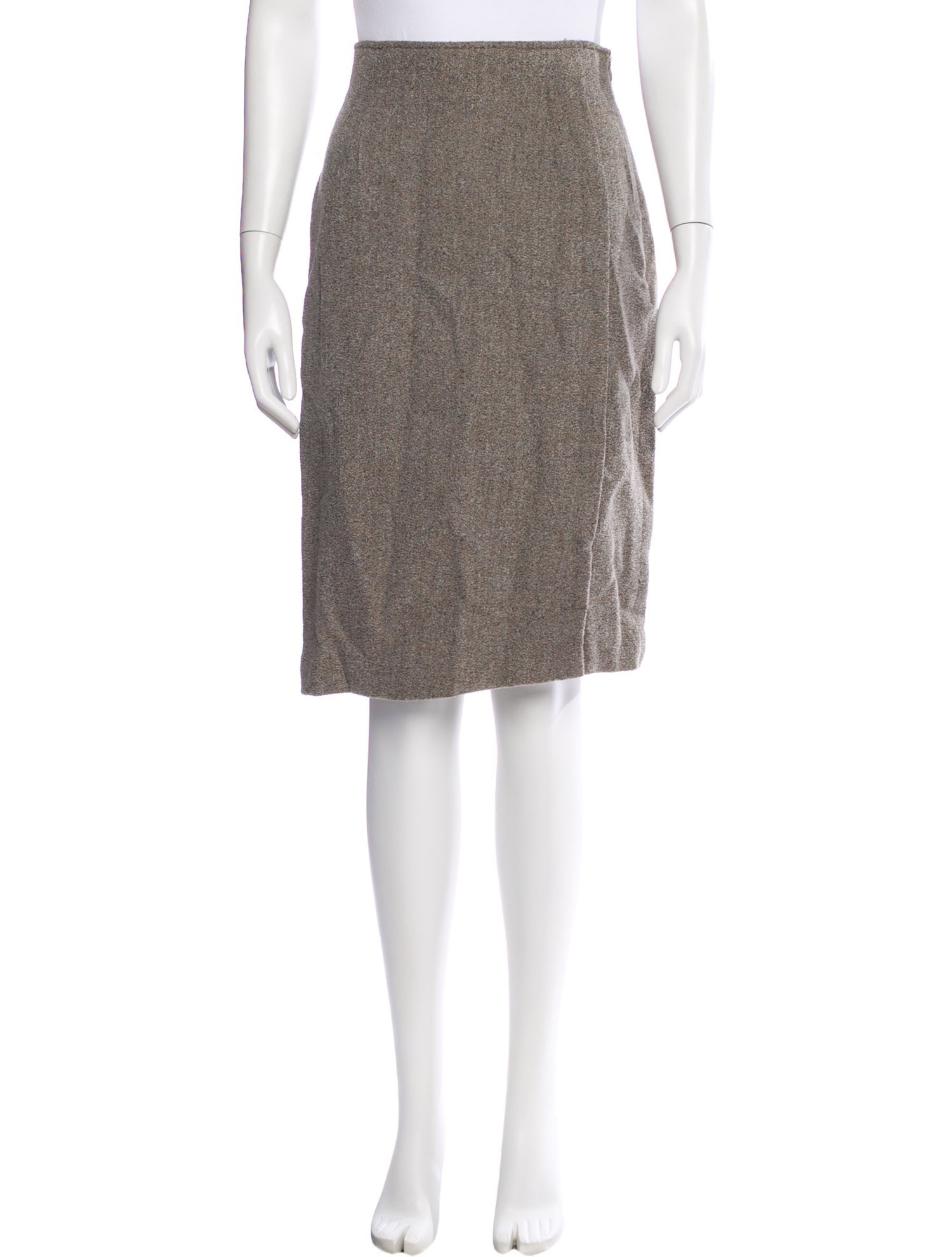 Calvin Klein Collection Wool Knee-Length Skirt