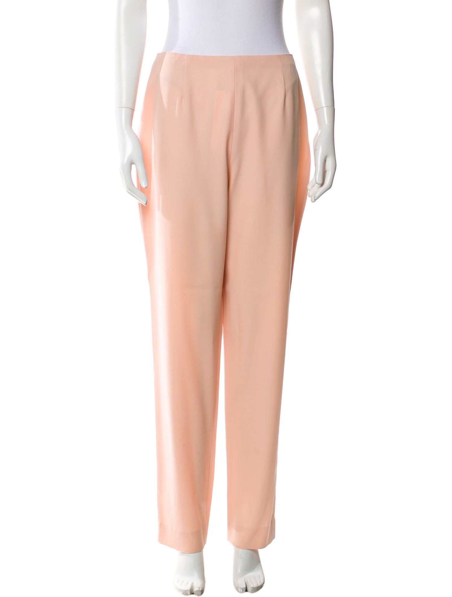 Calvin Klein Collection Wool Straight Leg Pants