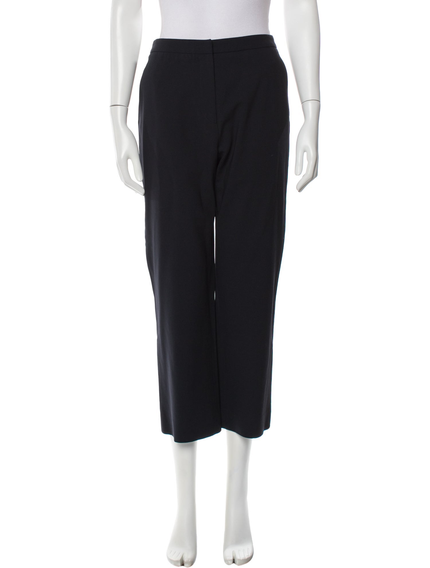 Calvin Klein Collection Virgin Wool Straight Leg Pants