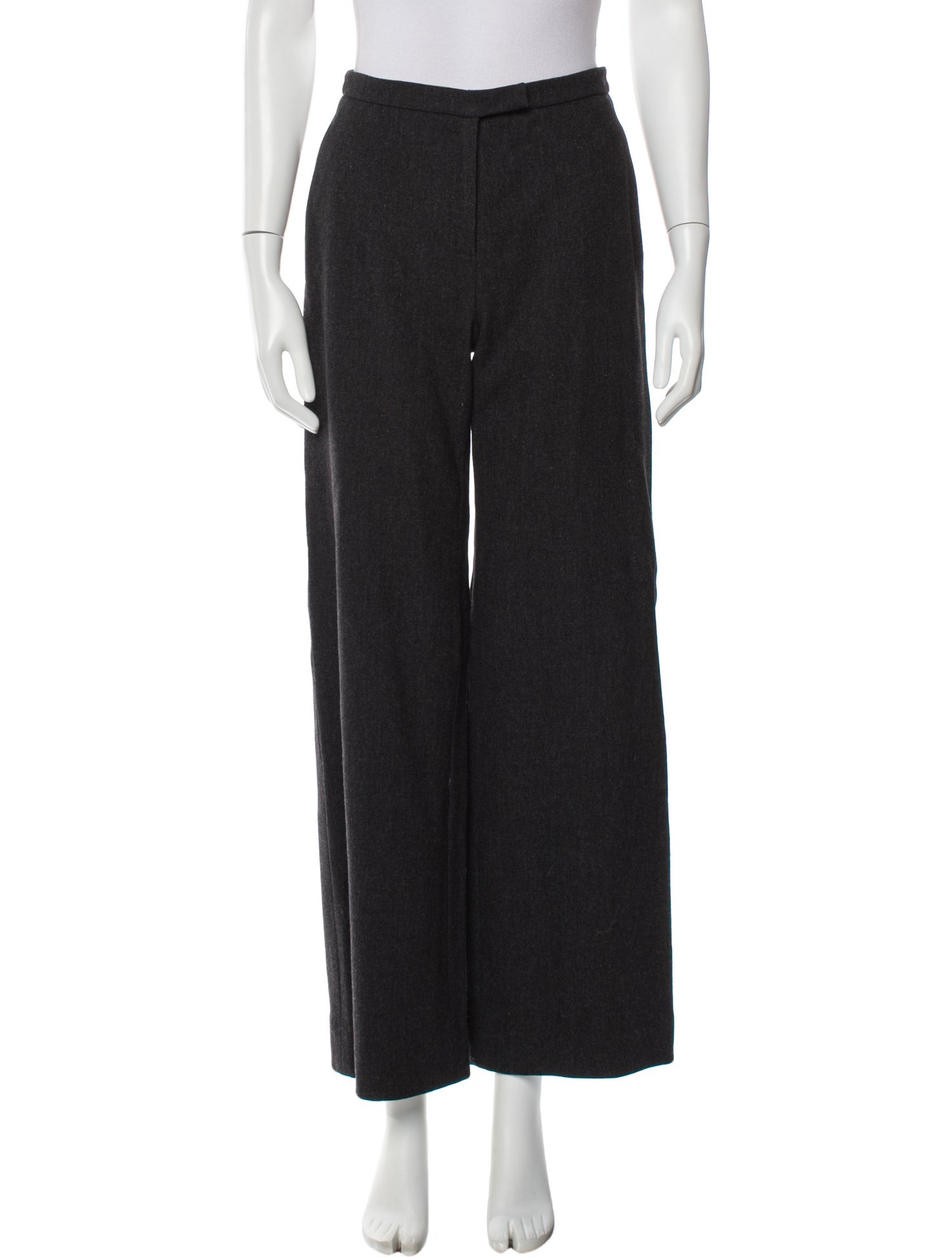 Calvin Klein Collection Wool Wide Leg Pants
