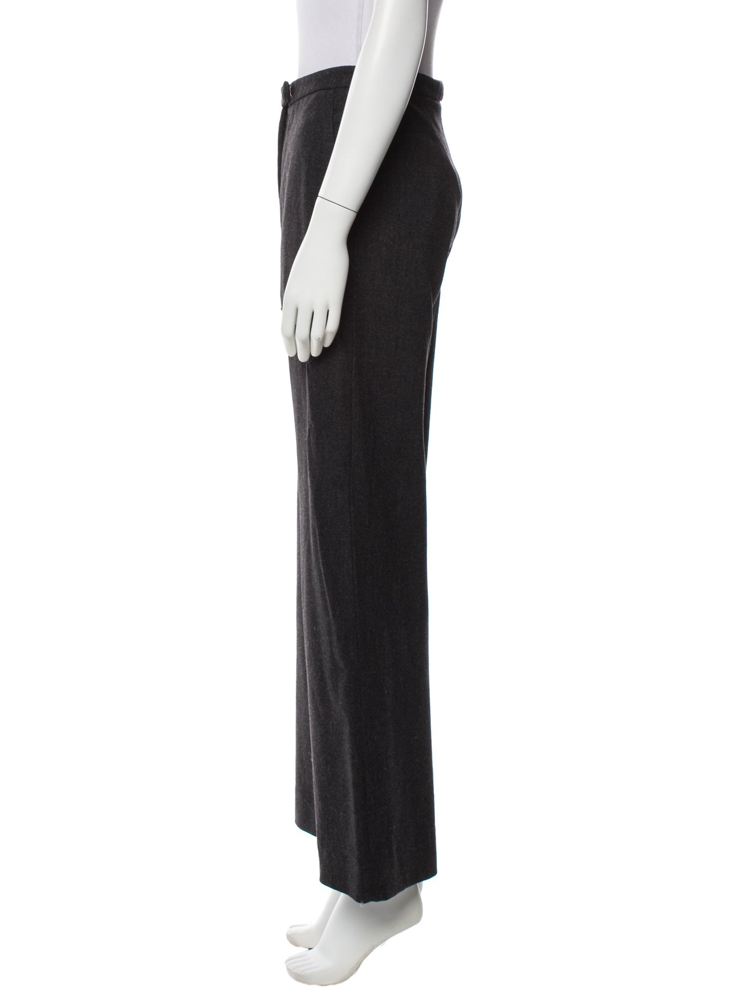Calvin Klein Collection Wool Wide Leg Pants