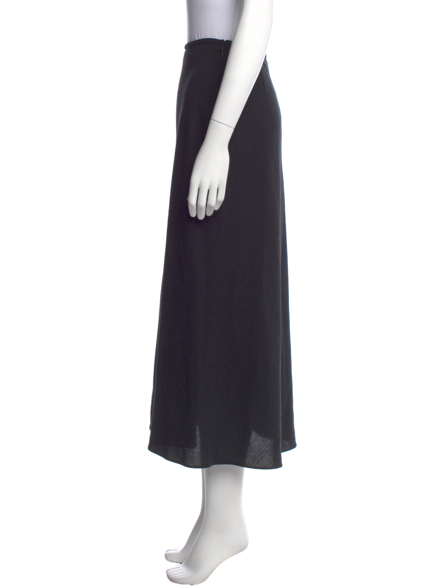 Calvin Klein Collection Wool Midi Length Skirt