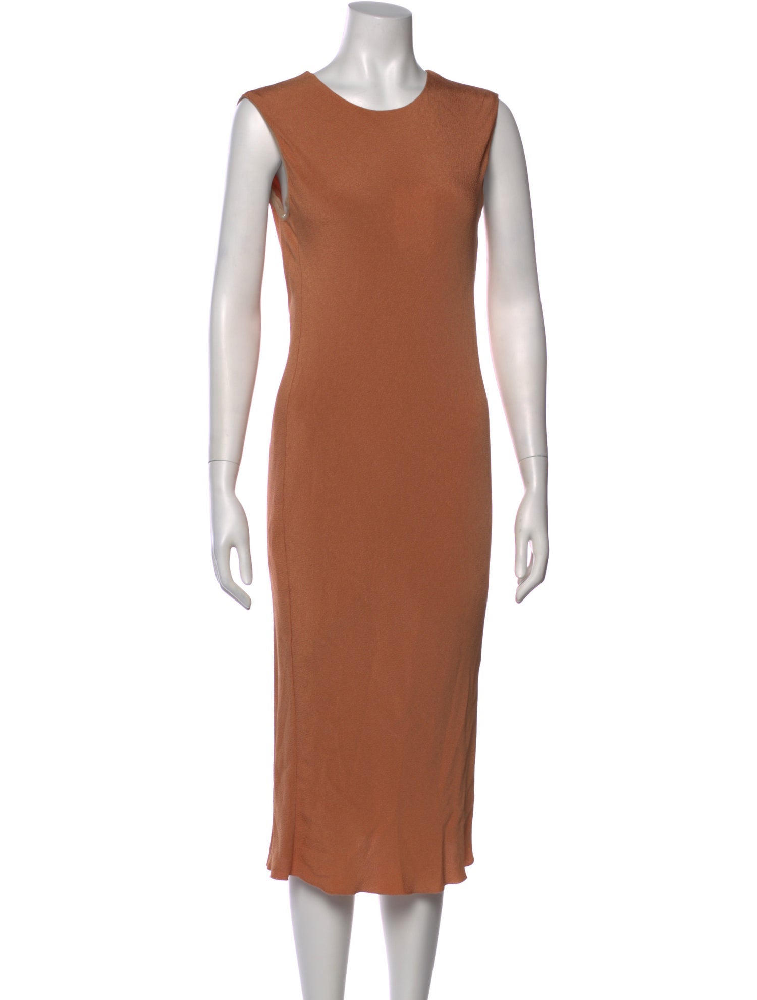 Calvin Klein Collection Silk Midi Length Dress