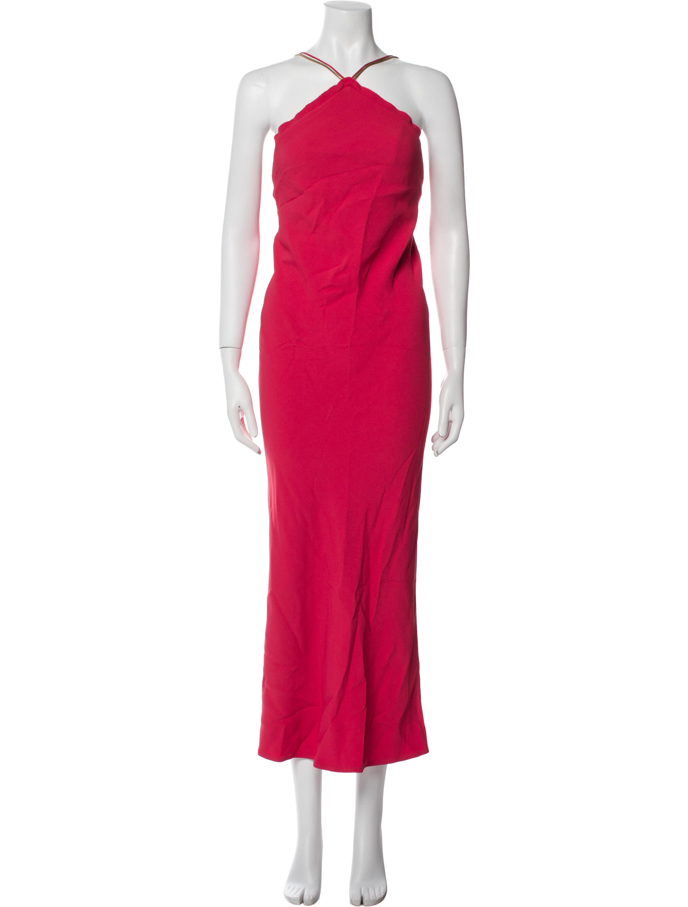 Calvin Klein Collection Halterneck Midi Length Dress