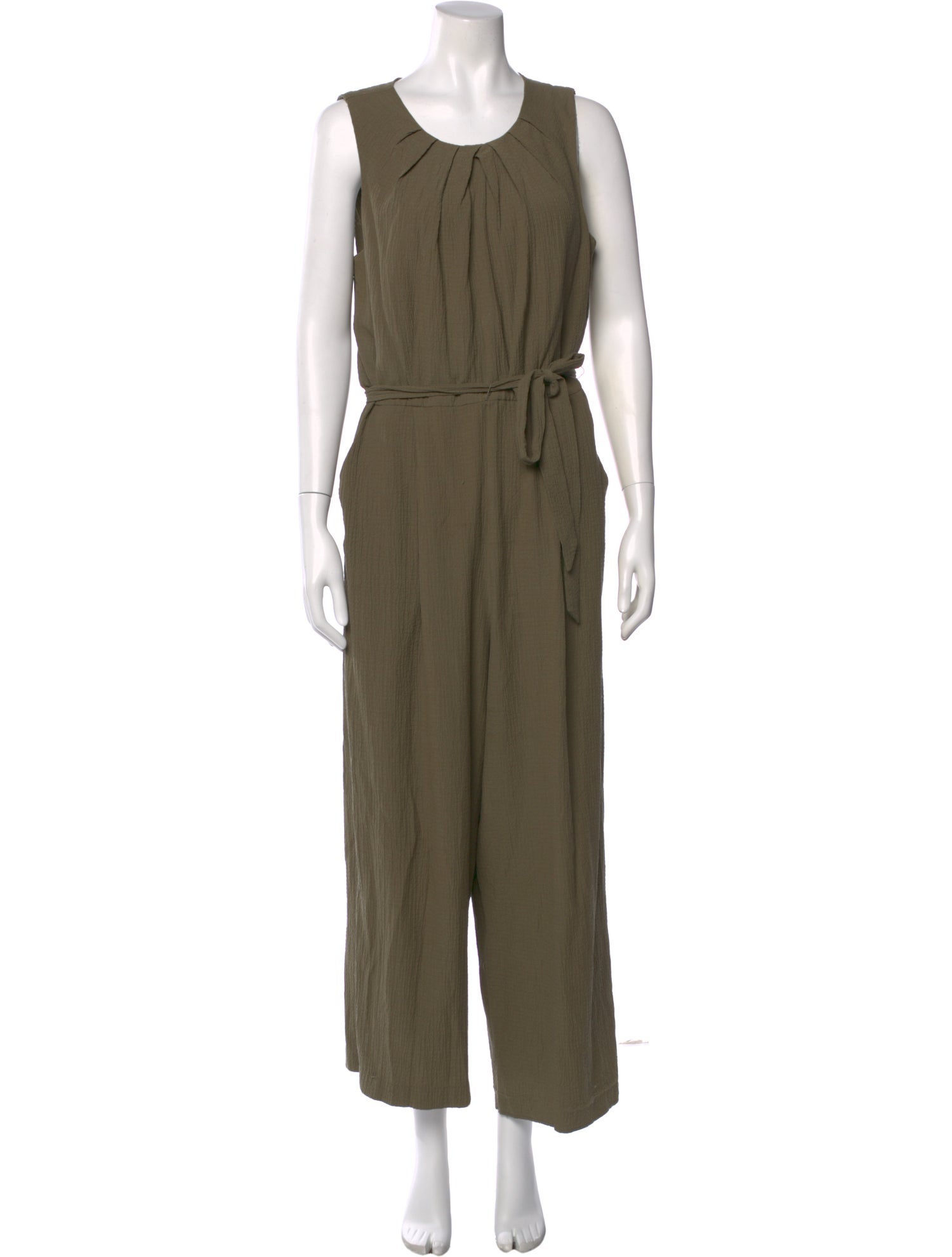 Calvin Klein Collection Scoop Neck Jumpsuit