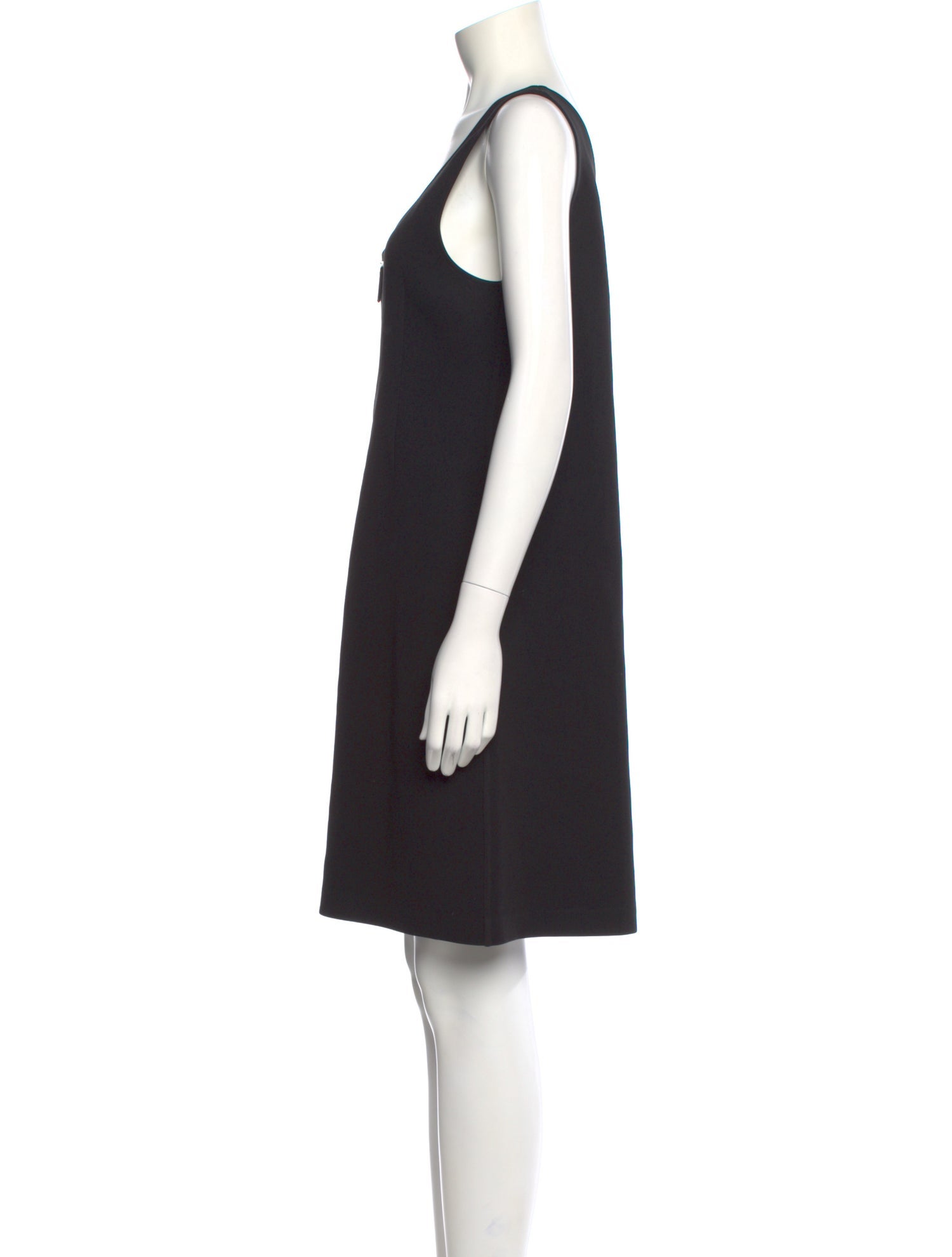 Calvin Klein Collection Scoop Neck Knee-Length Dress