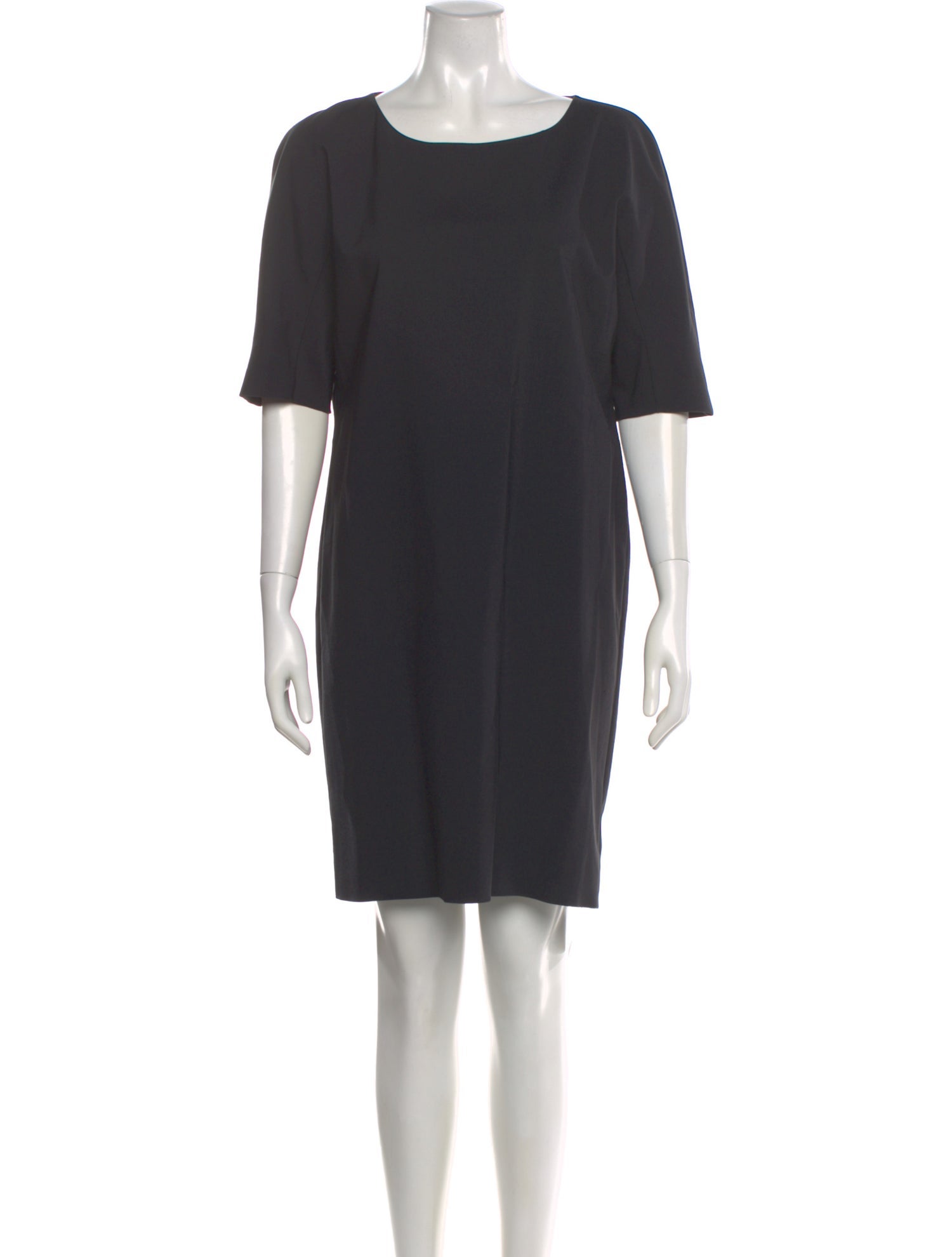 Calvin Klein Collection Scoop Neck Mini Dress