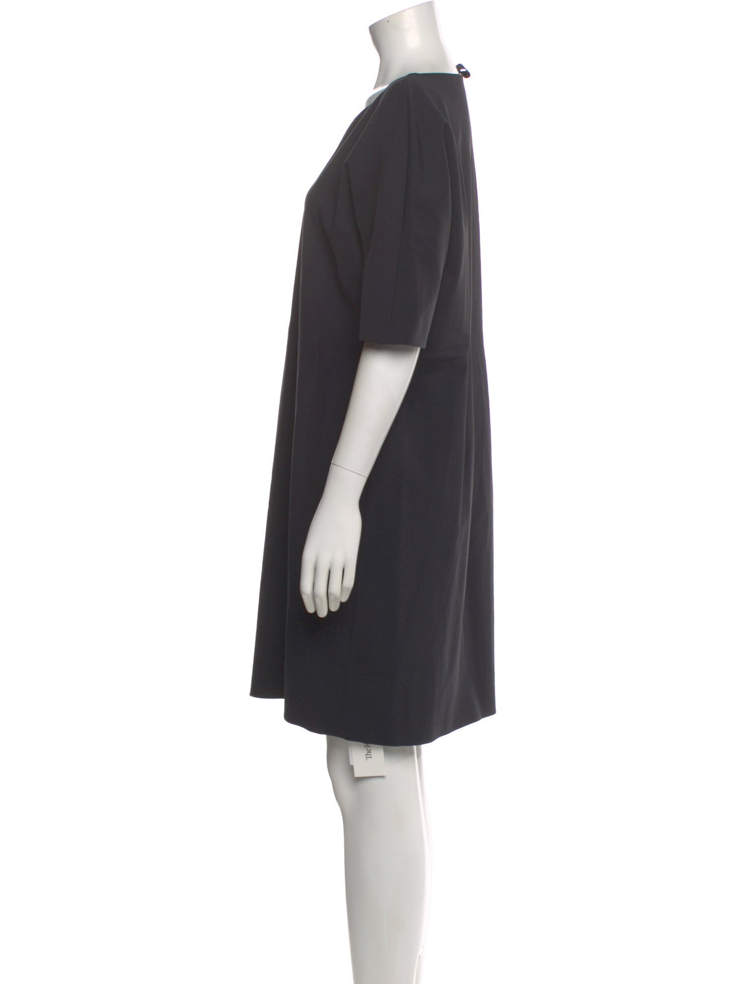 Calvin Klein Collection Scoop Neck Mini Dress