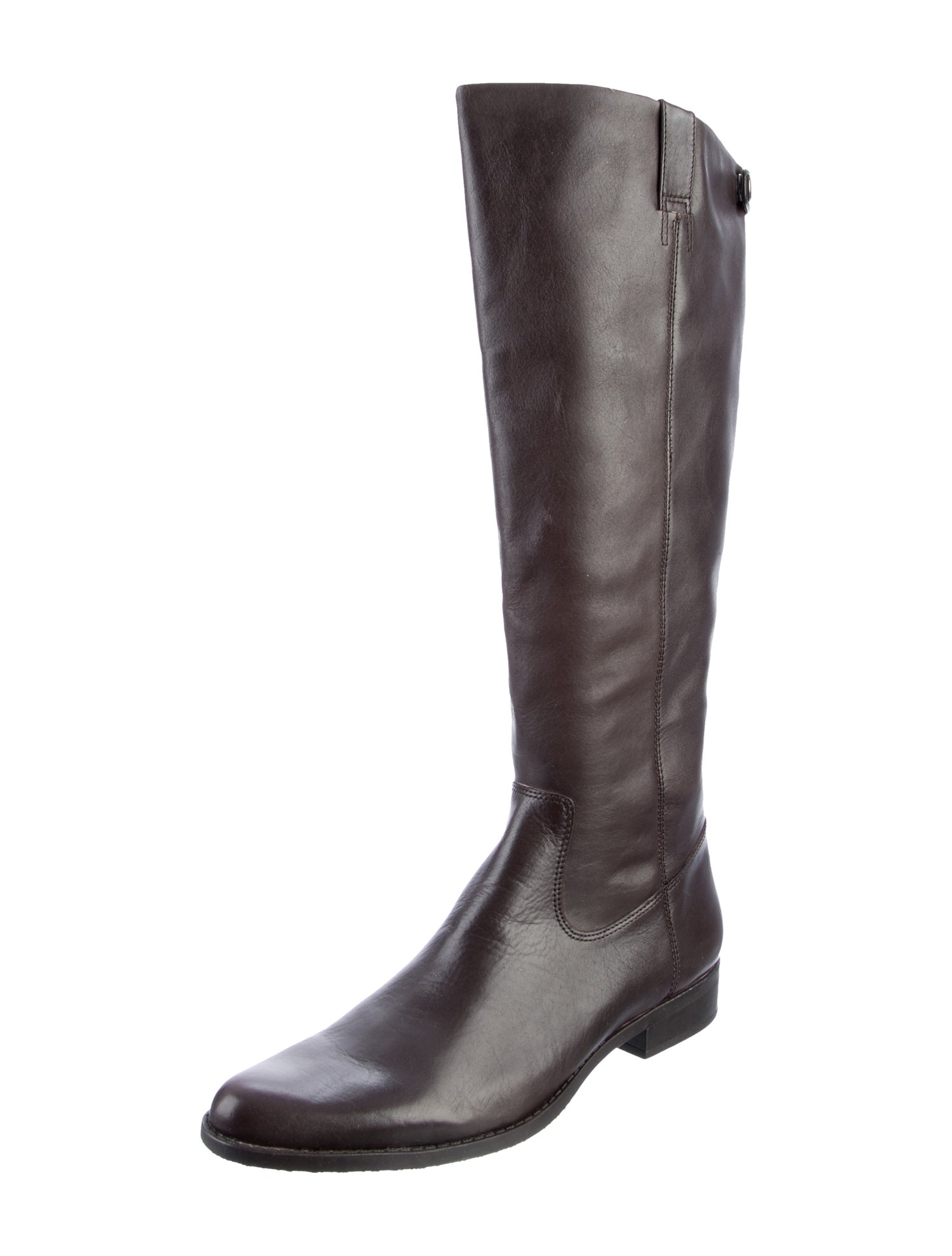 Calvin Klein Collection Leather Riding Boots