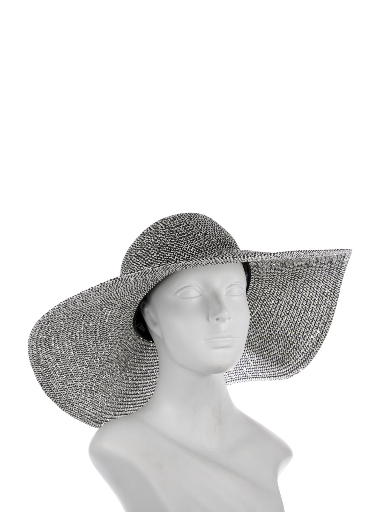 Calvin Klein Collection Womens' Paper Sun Hat w/Tags