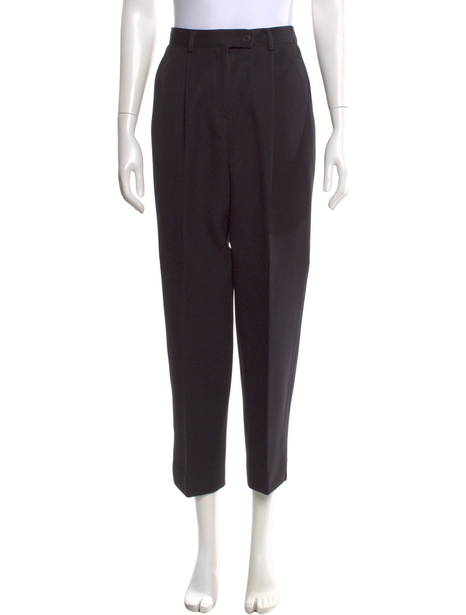 Calvin Klein Collection Wool Straight Leg Pants