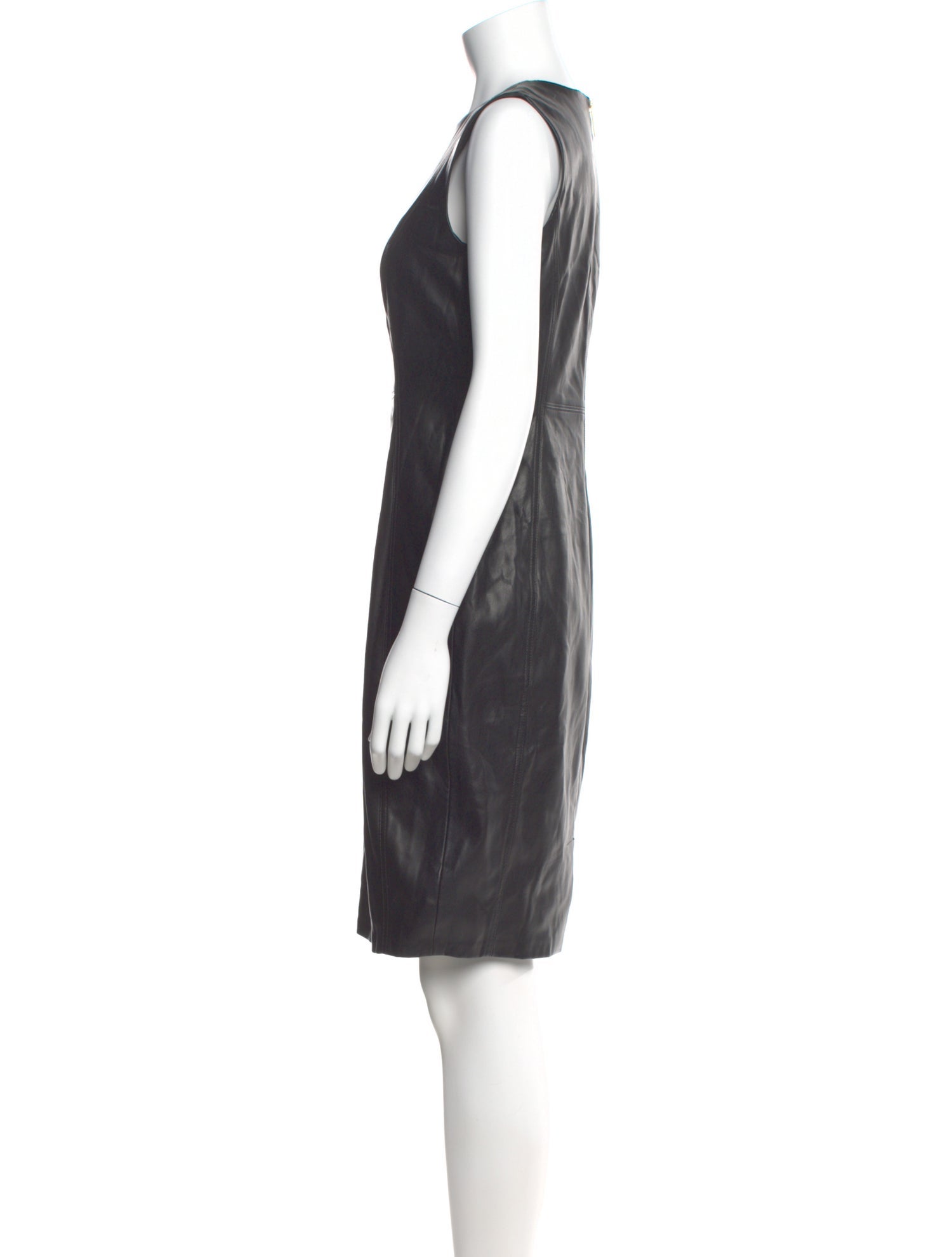 Calvin Klein Collection Scoop Neck Knee-Length Dress