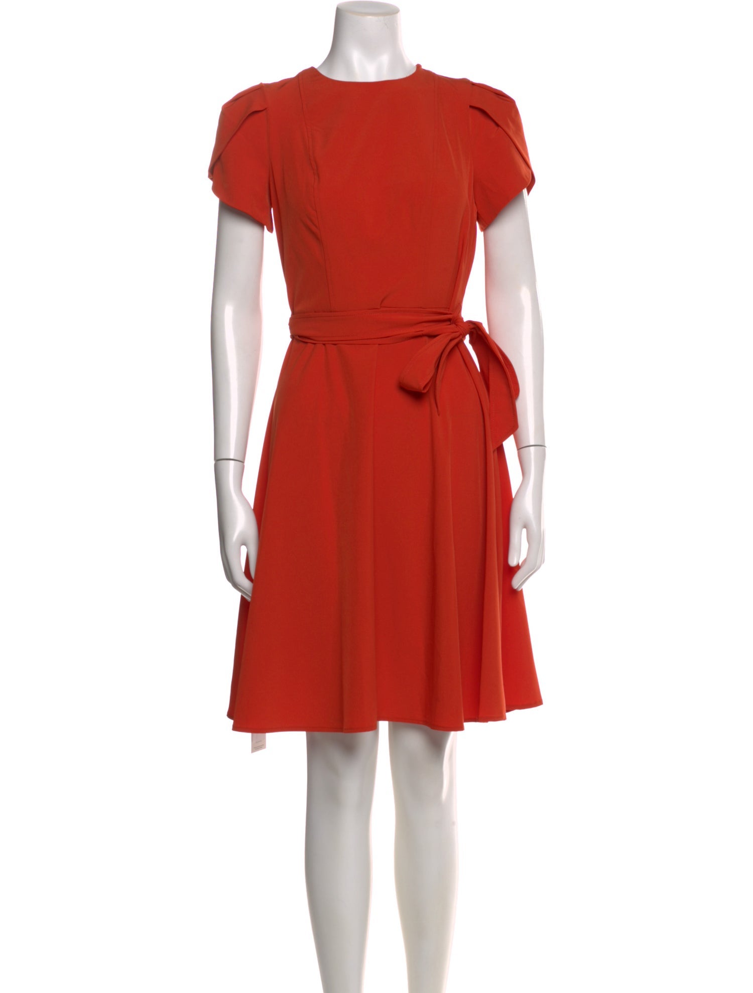 Calvin Klein Collection Crew Neck Mini Dress