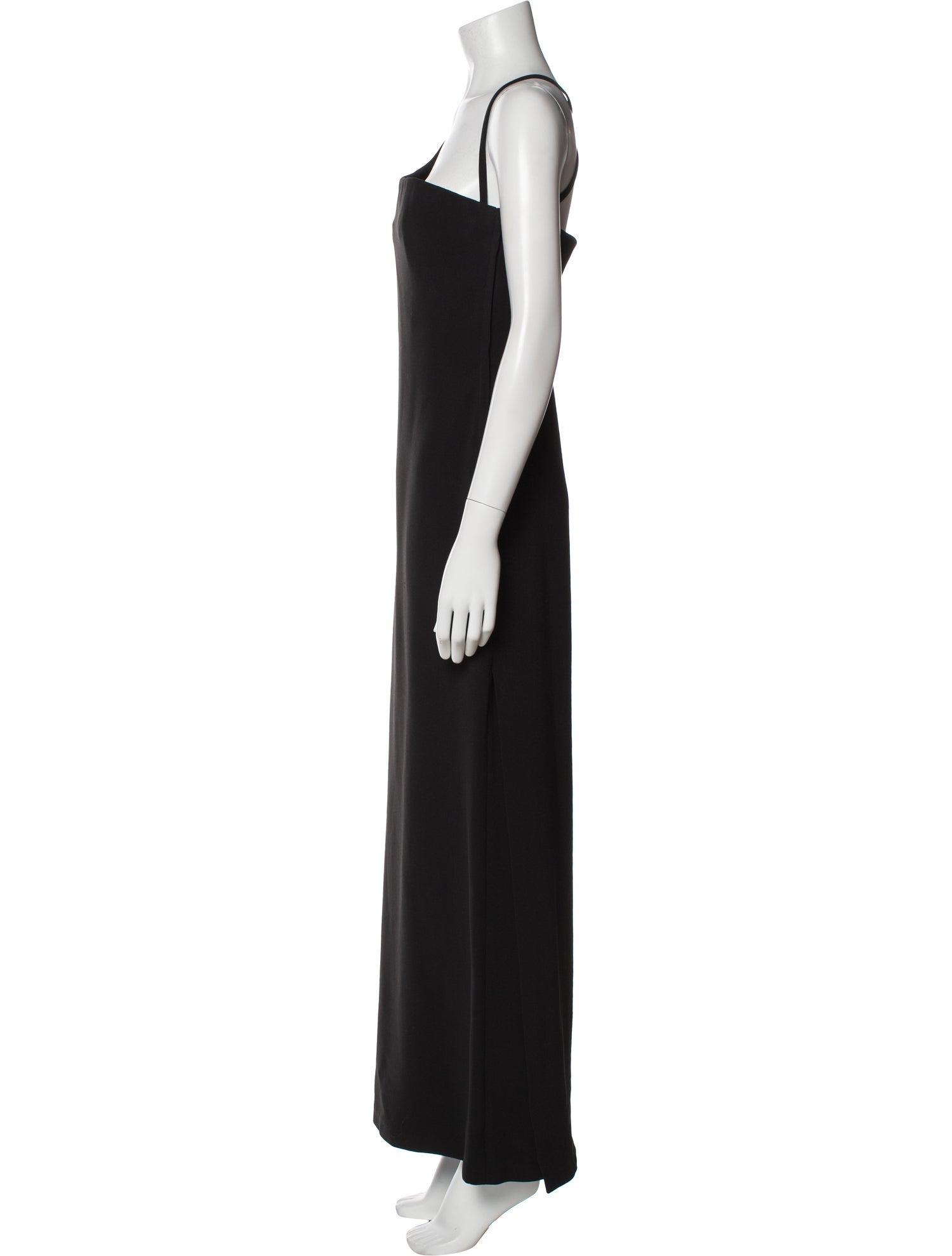 Calvin Klein Collection Square Neckline Long Dress