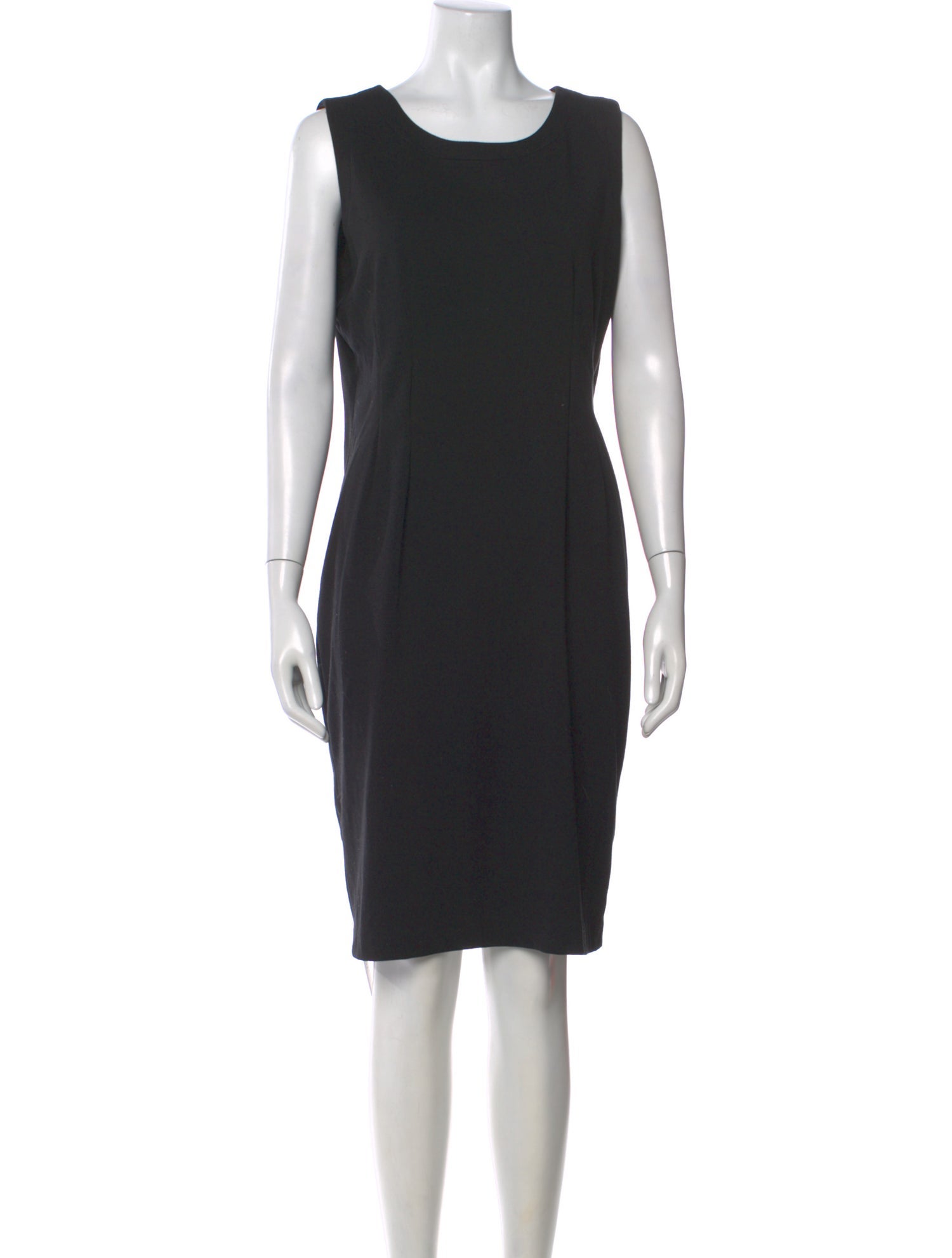 Calvin Klein Collection Scoop Neck Knee-Length Dress