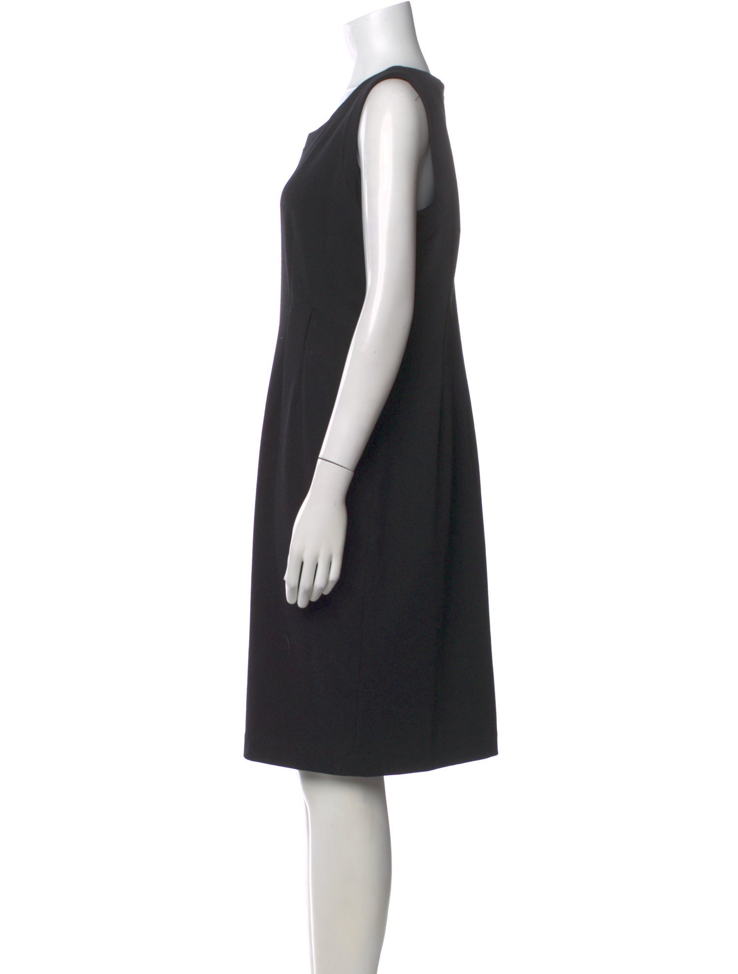 Calvin Klein Collection Scoop Neck Knee-Length Dress