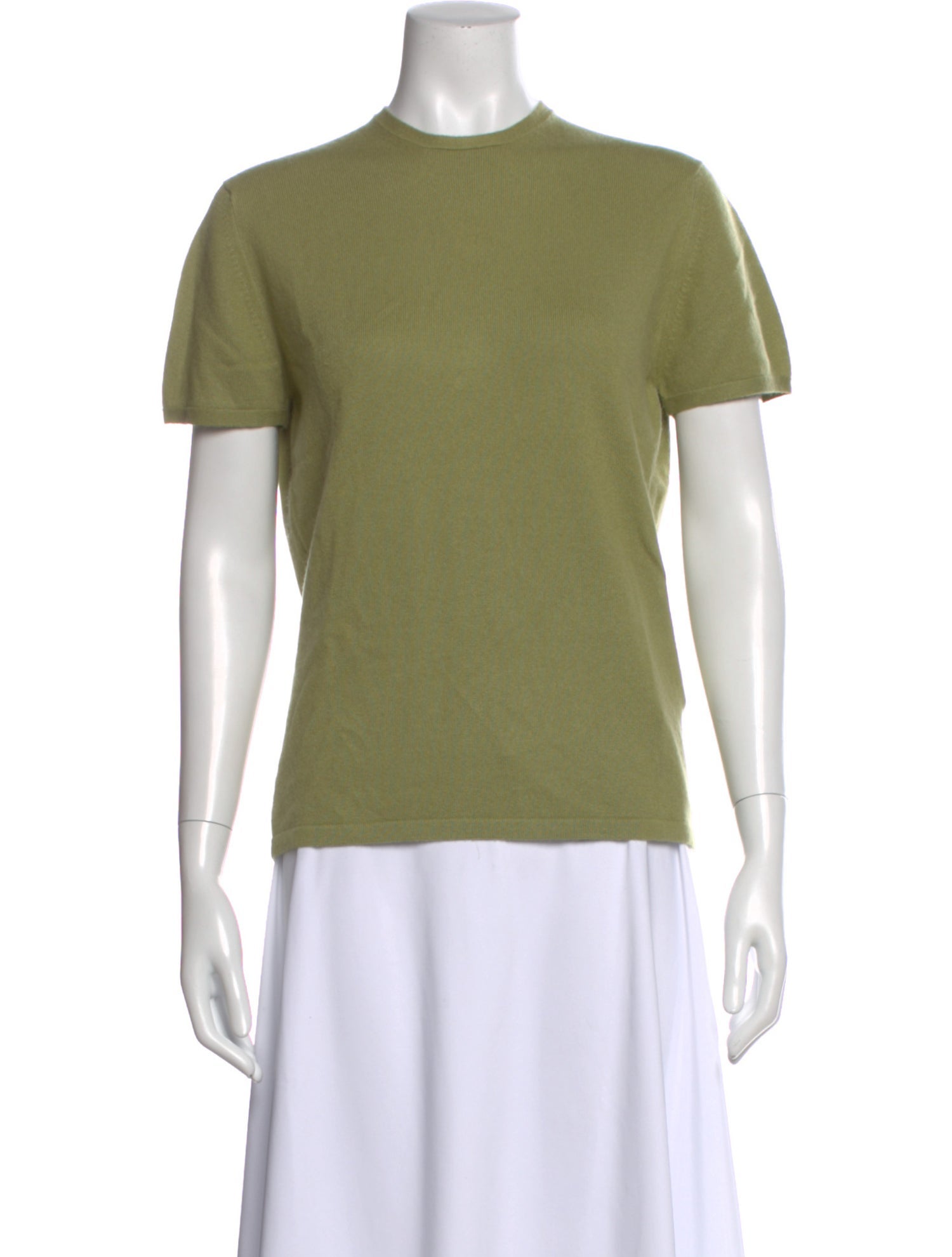 Calvin Klein Collection Cashmere Crew Neck T-Shirt