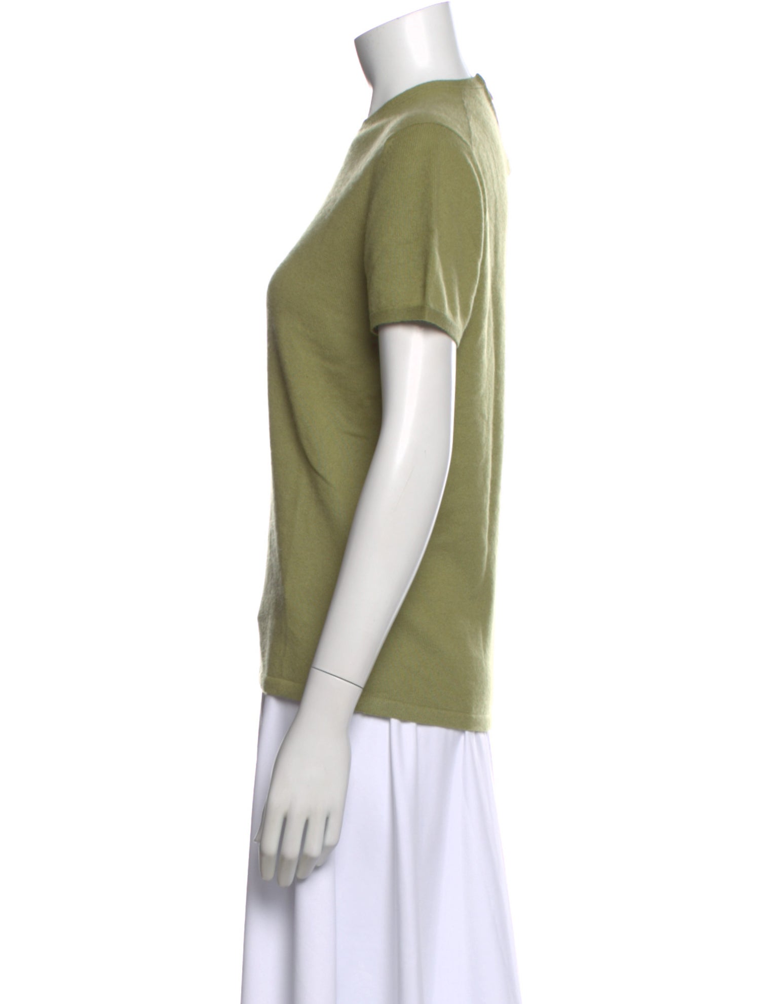 Calvin Klein Collection Cashmere Crew Neck T-Shirt