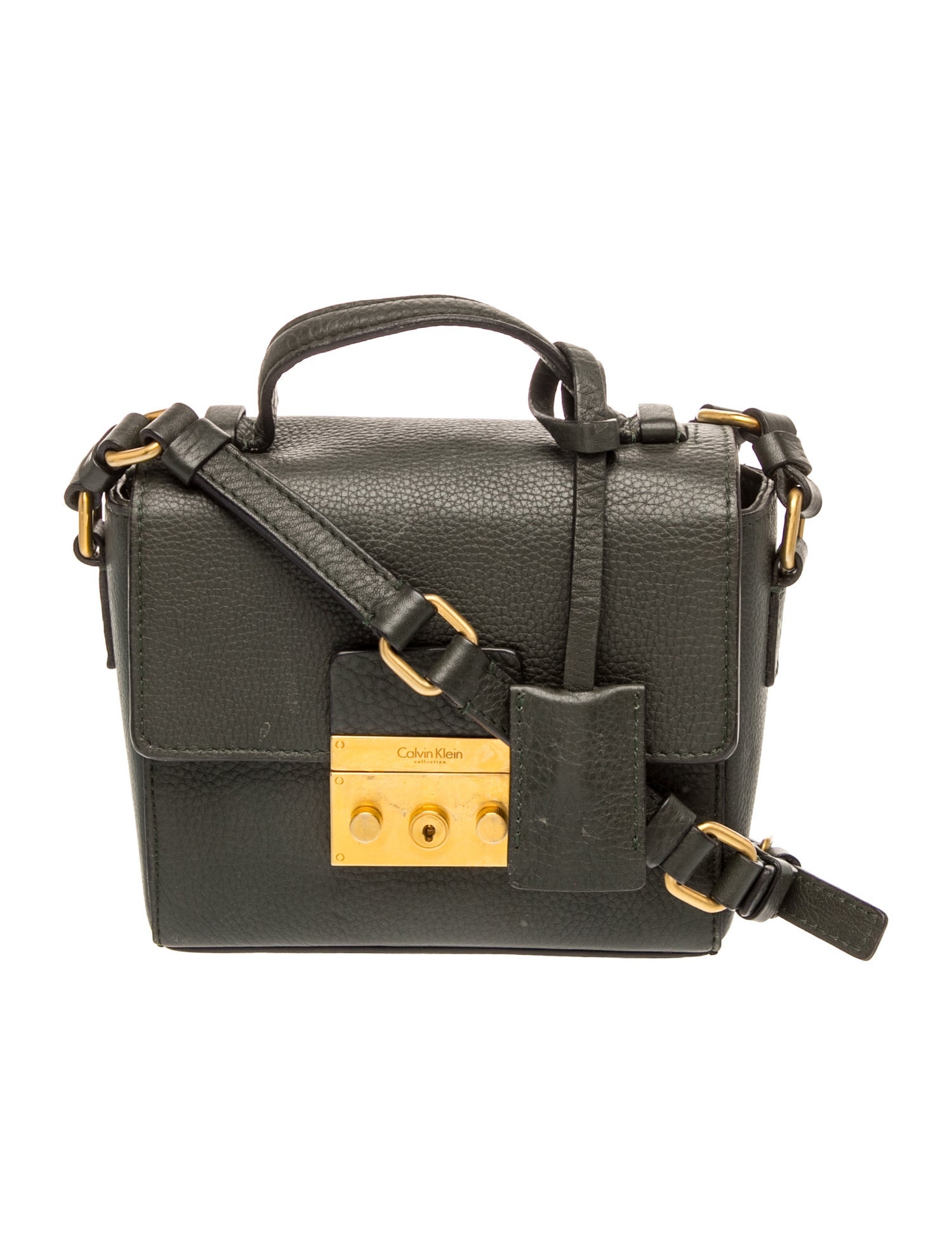 Calvin Klein Collection Leather Shoulder Bag