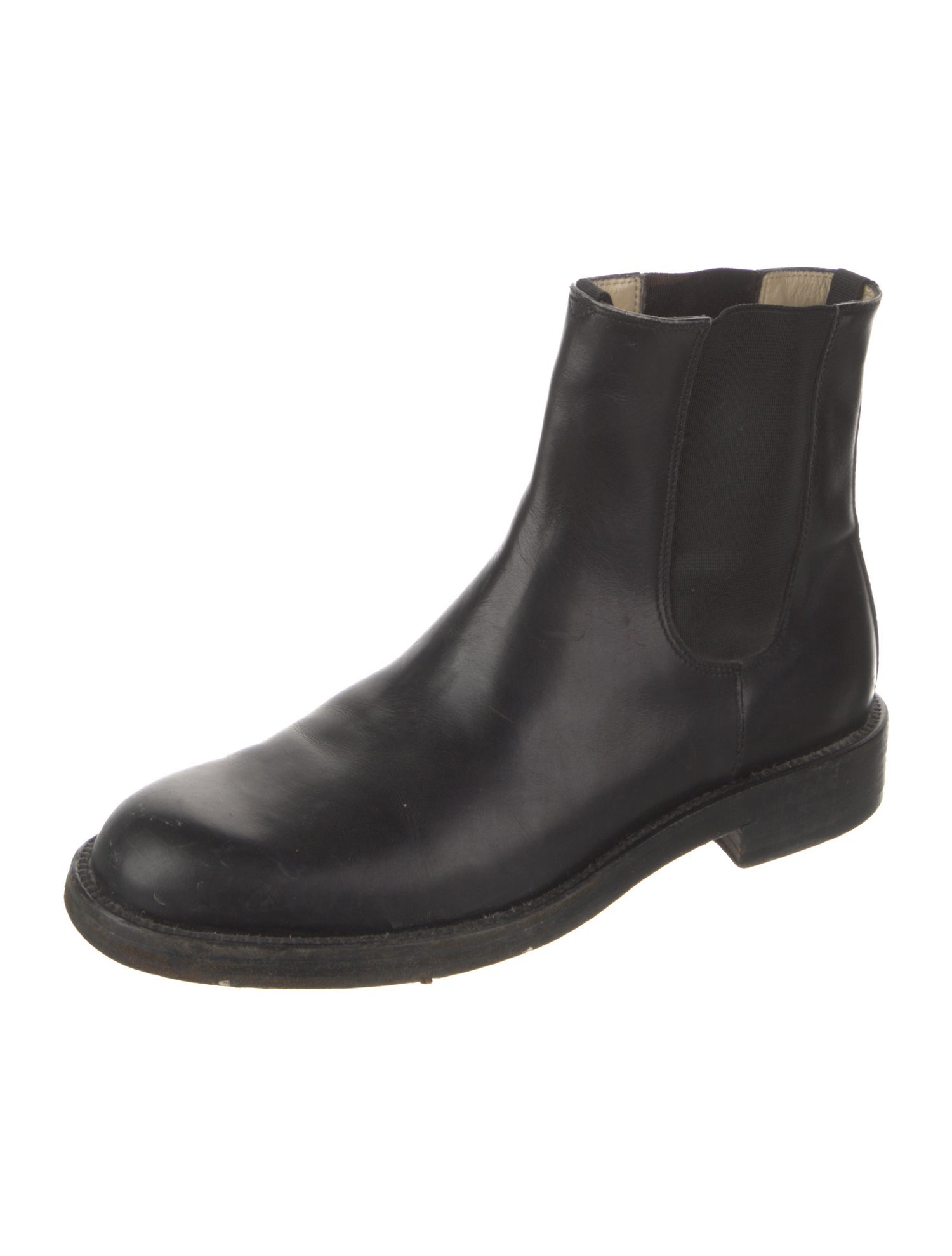 Calvin Klein Collection Leather Chelsea Boots