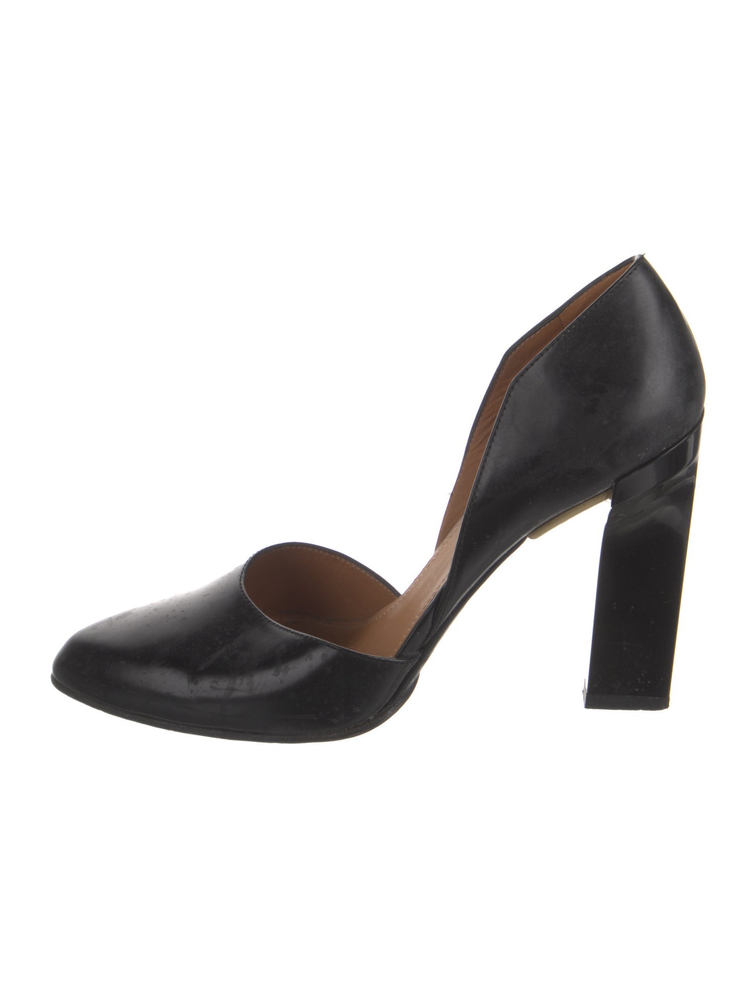 Calvin Klein Collection Leather D'Orsay Pumps