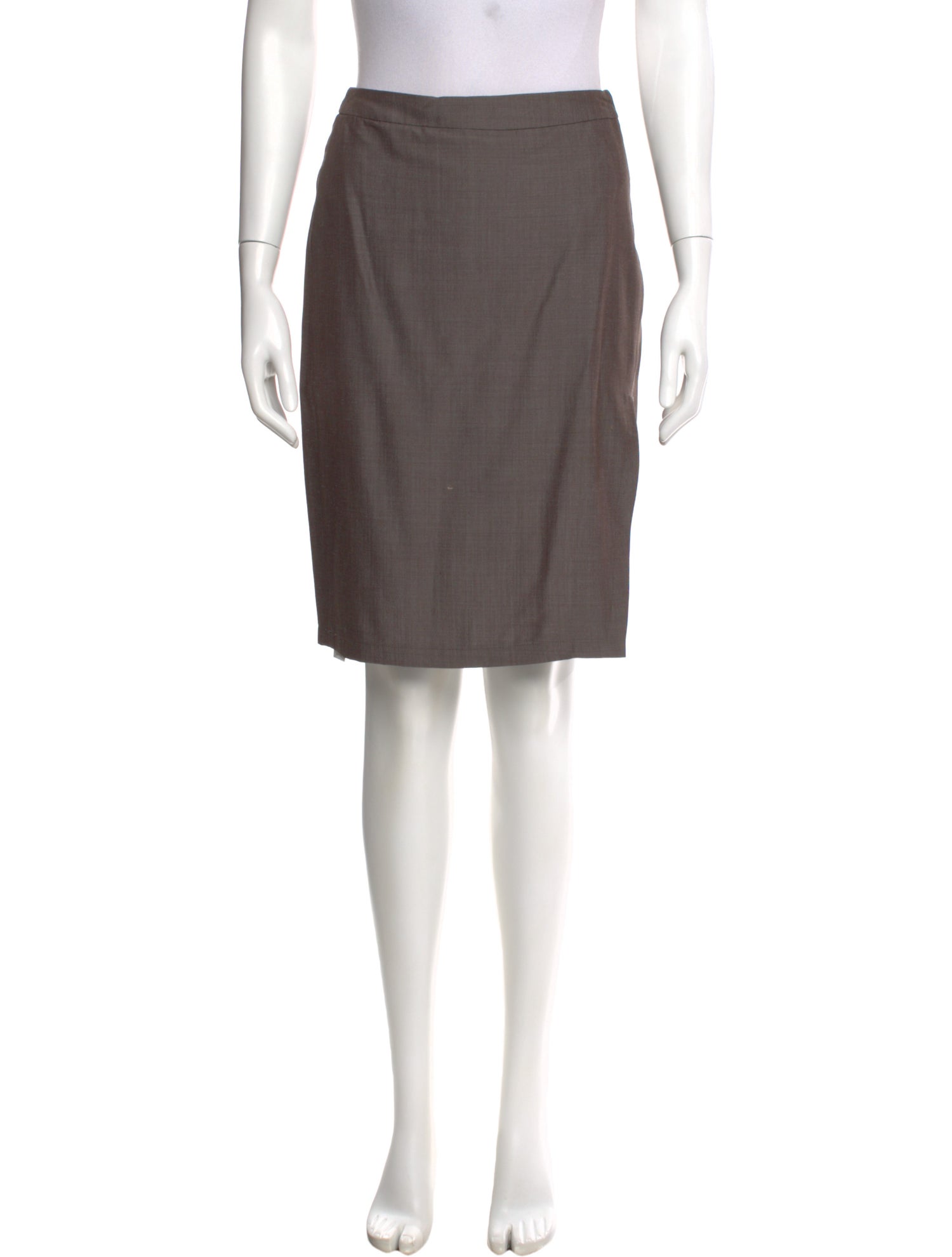 Calvin Klein Collection Wool Knee-Length Skirt