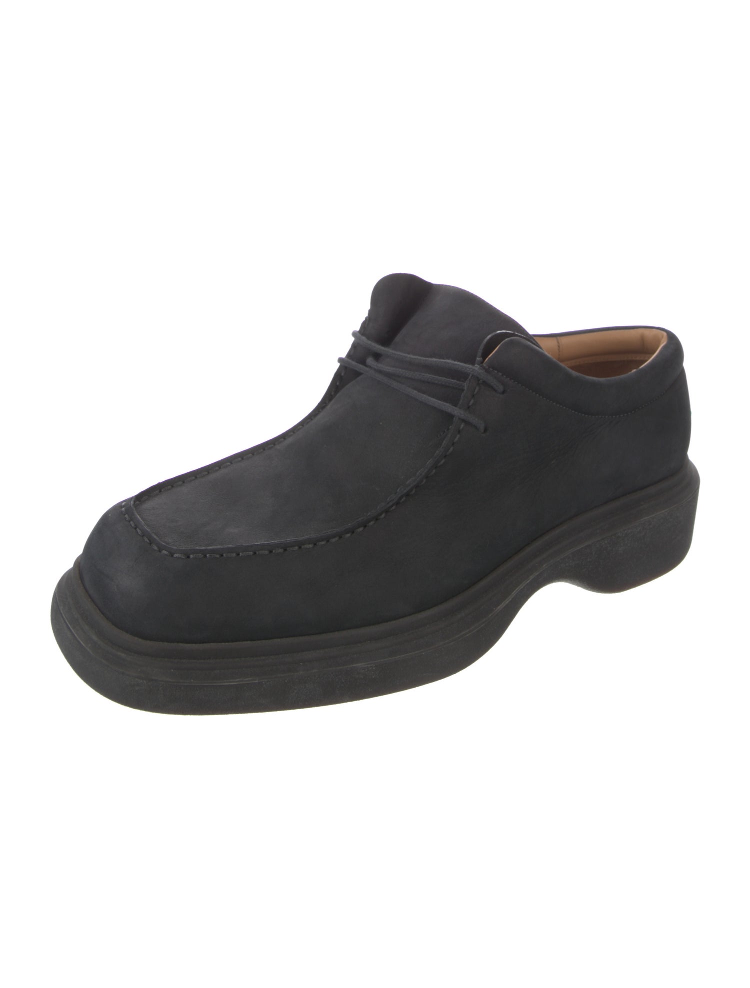 Calvin Klein Collection Vintage Leather Derby Shoes