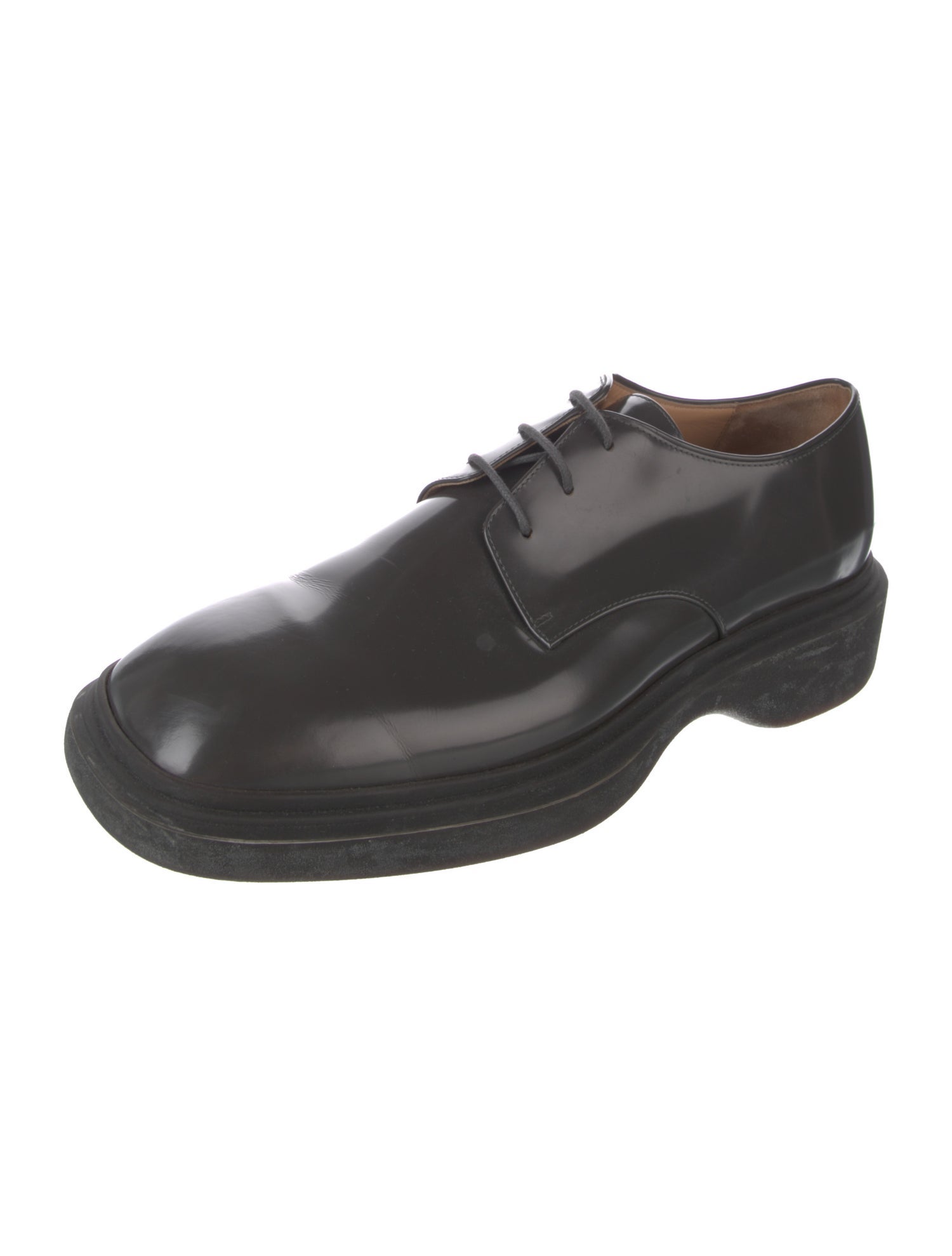Calvin Klein Collection Vintage Leather Oxfords