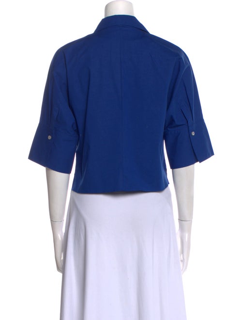 CÂLLAS MILANO Short Sleeve Button-Up Top