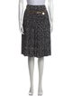 CÂLLAS MILANO Silk Knee-Length Skirt