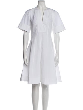 CÂLLAS MILANO Crew Neck Knee-Length Dress