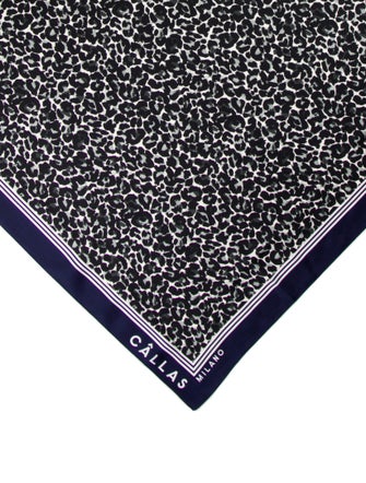 CÂLLAS MILANO Silk Printed Scarf