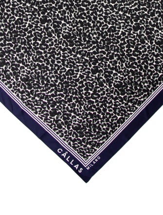 CÂLLAS MILANO Silk Printed Scarf