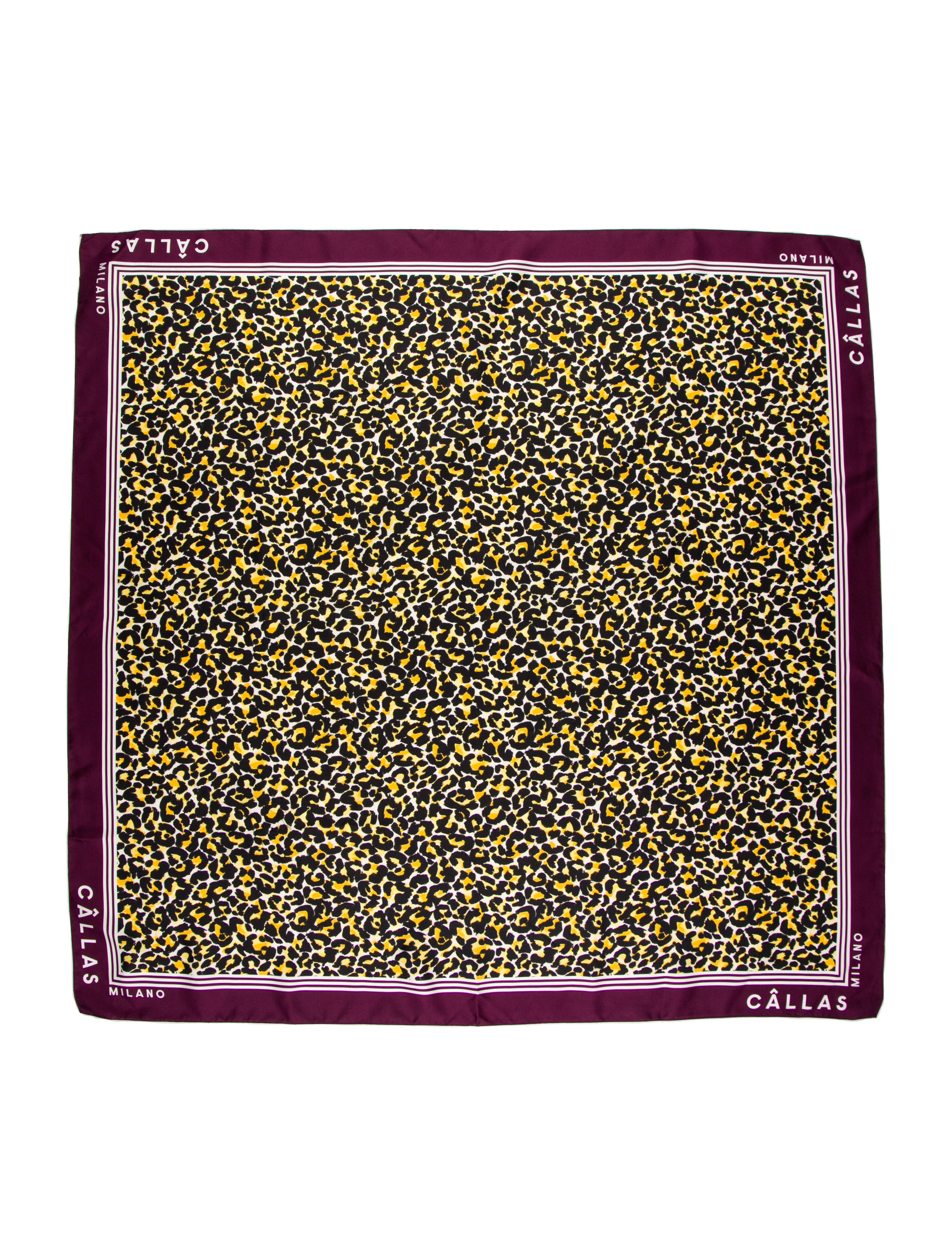 CÂLLAS MILANO Silk Printed Scarf