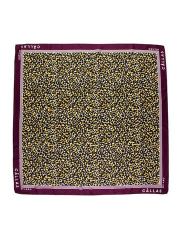 Câllas Milano Scarves and Shawls Silk Printed Scarf
