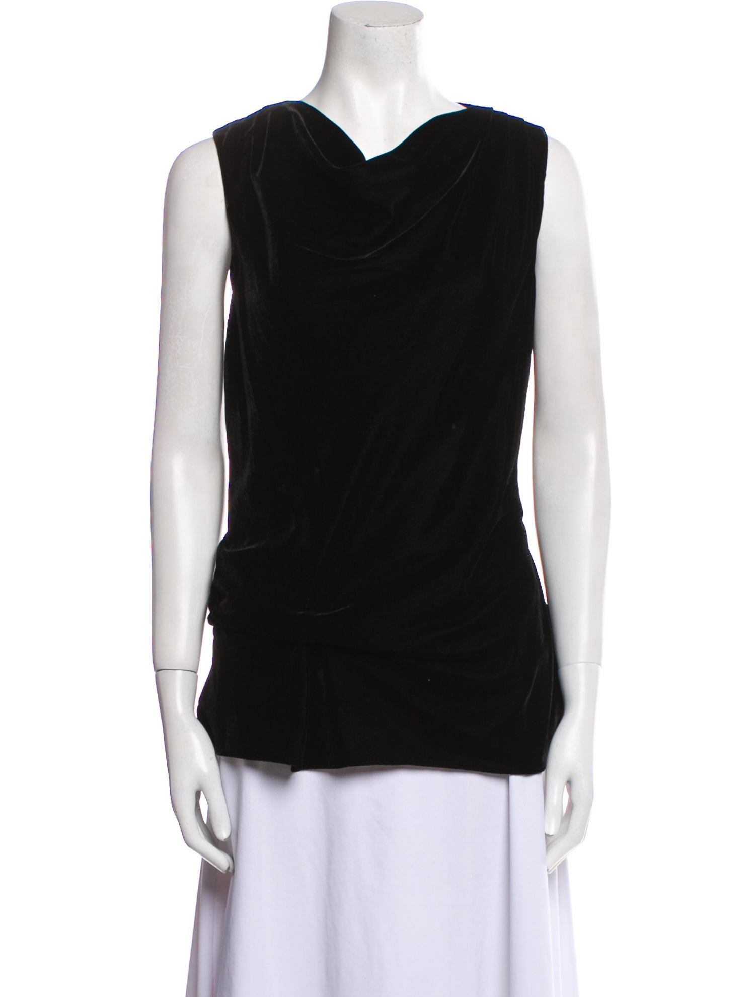 CÂLLAS MILANO Cowl Neck Sleeveless Top