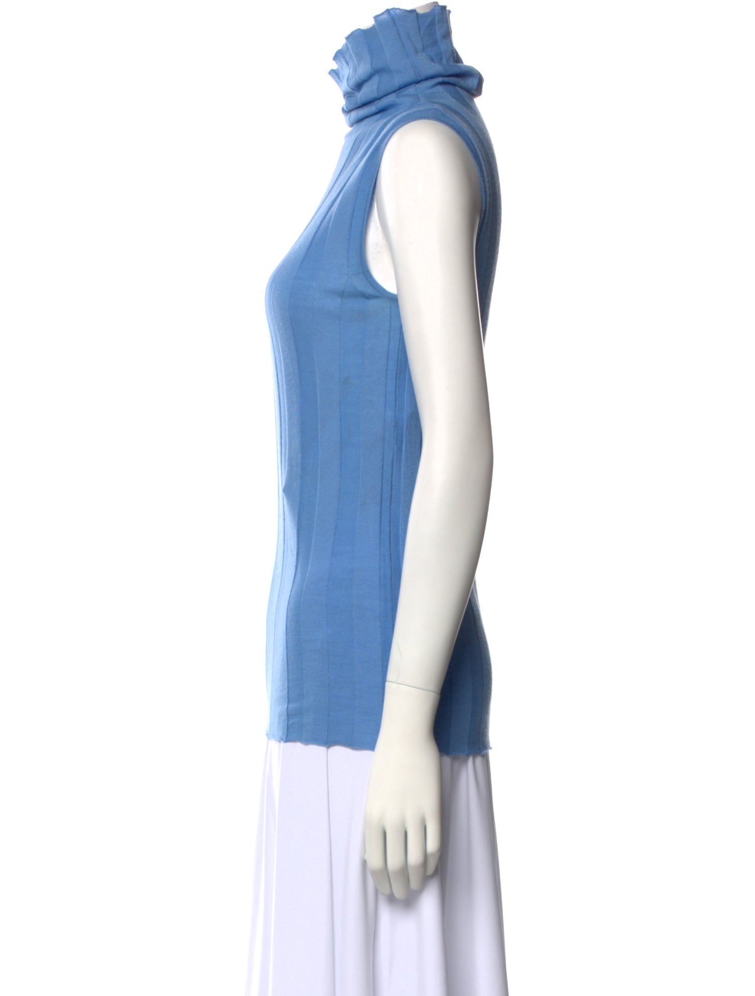 CÂLLAS MILANO Virgin Wool Turtleneck Top