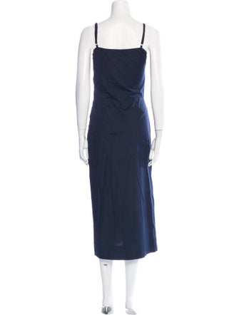 CÂLLAS MILANO Square Neckline Long Dress