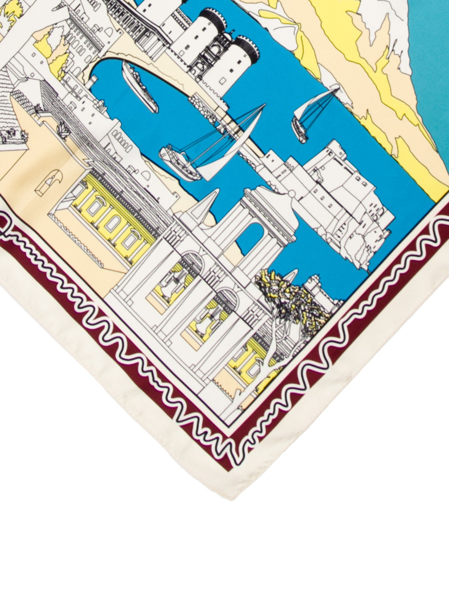 CÂLLAS MILANO Silk Printed Scarf