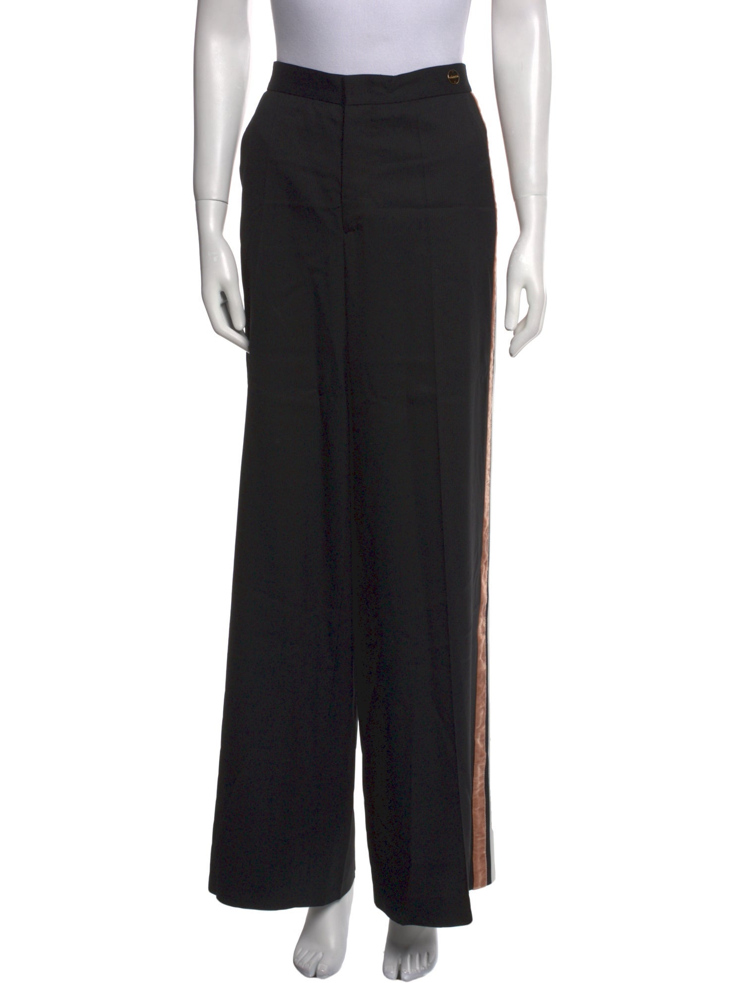 CÂLLAS MILANO Velvet Wide Leg Pants