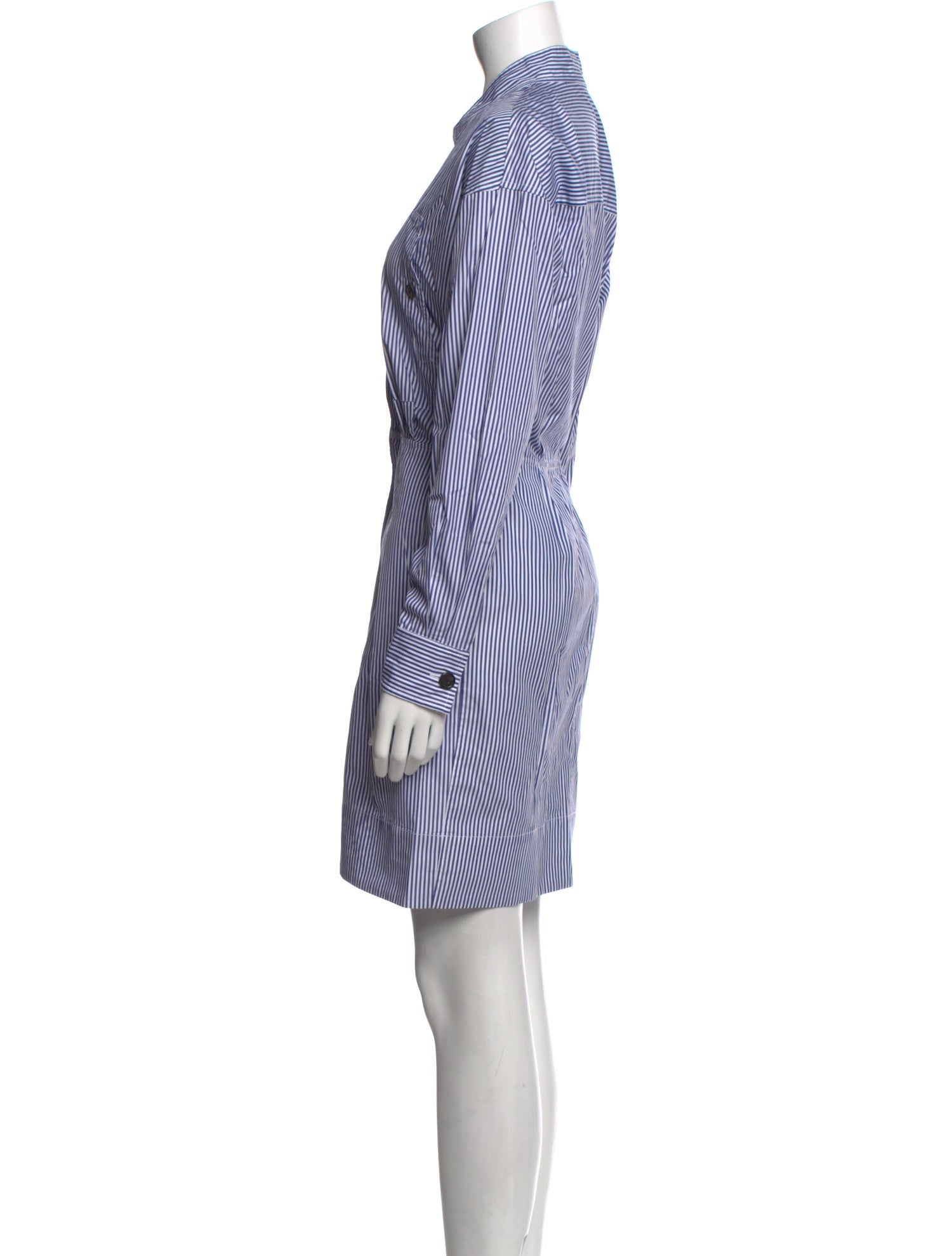 CÂLLAS MILANO Striped Knee-Length Dress