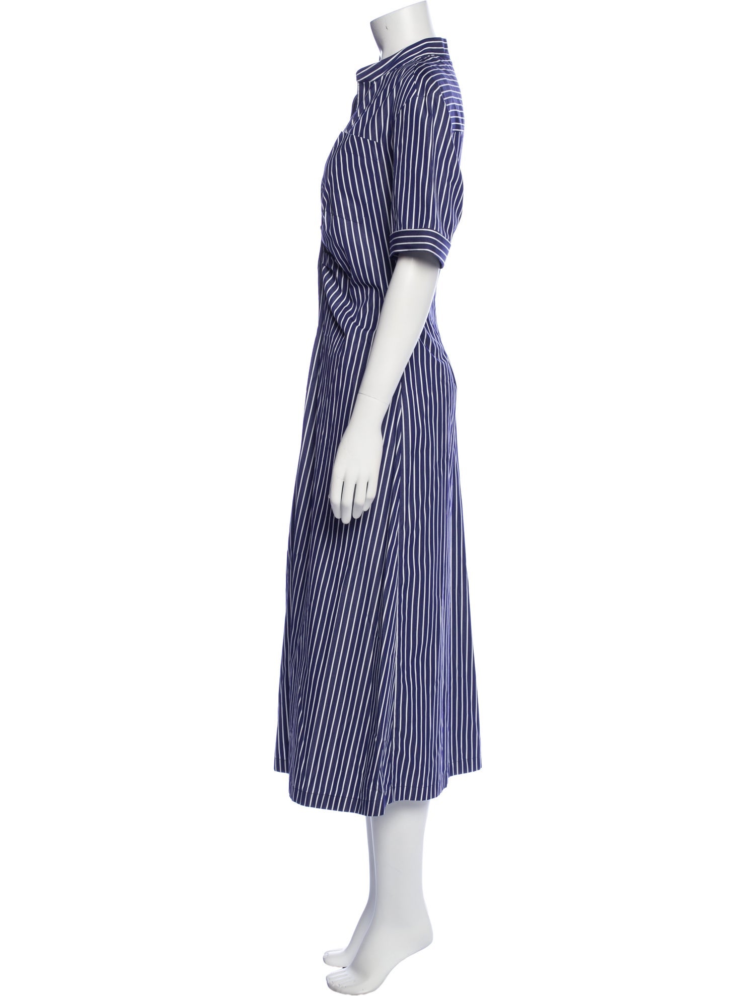 CÂLLAS MILANO Striped Long Dress