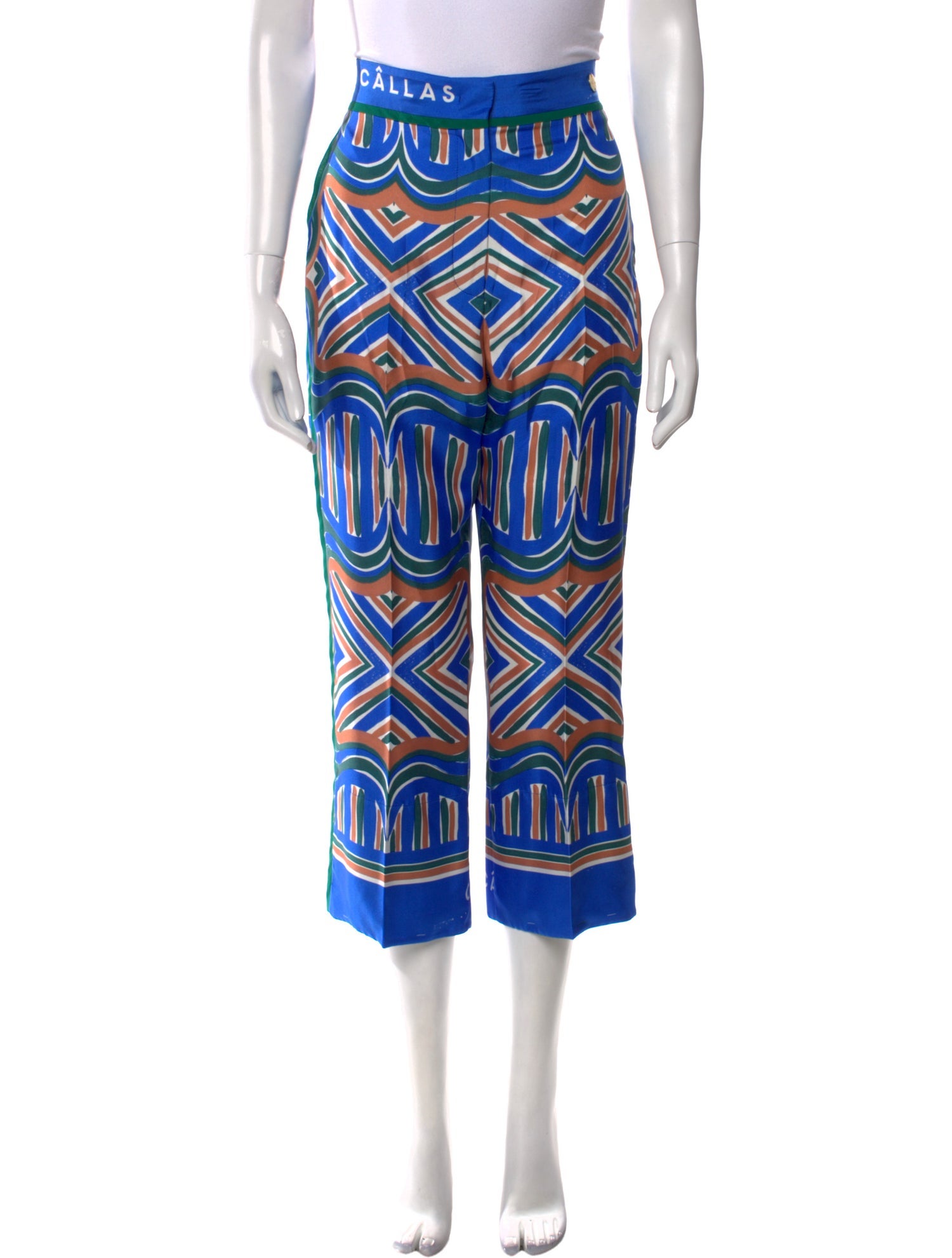 CÂLLAS MILANO Silk Wide Leg Pants