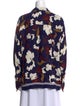 CÂLLAS MILANO Floral Print Long Sleeve Button-Up Top