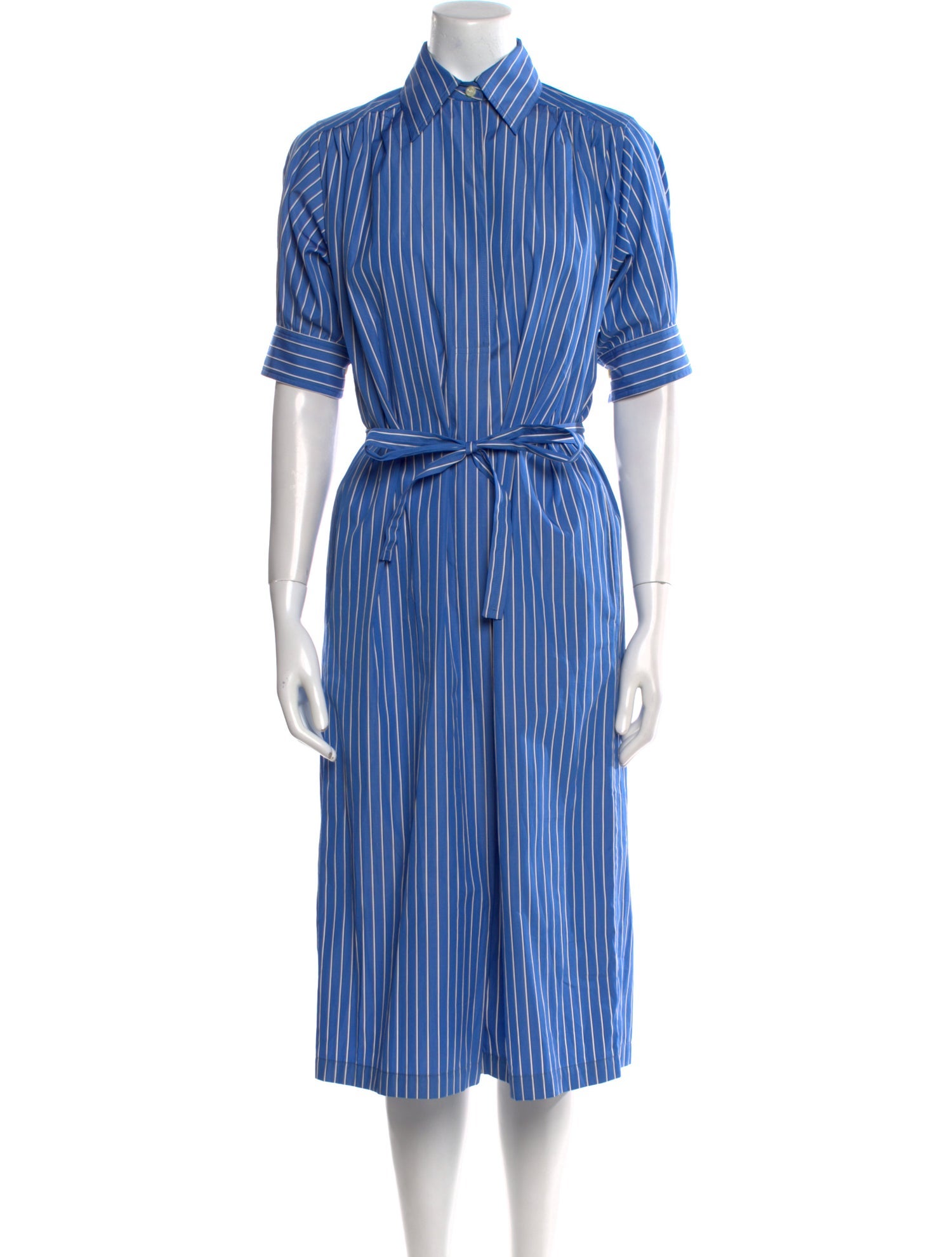 CÂLLAS MILANO Striped Midi Length Dress