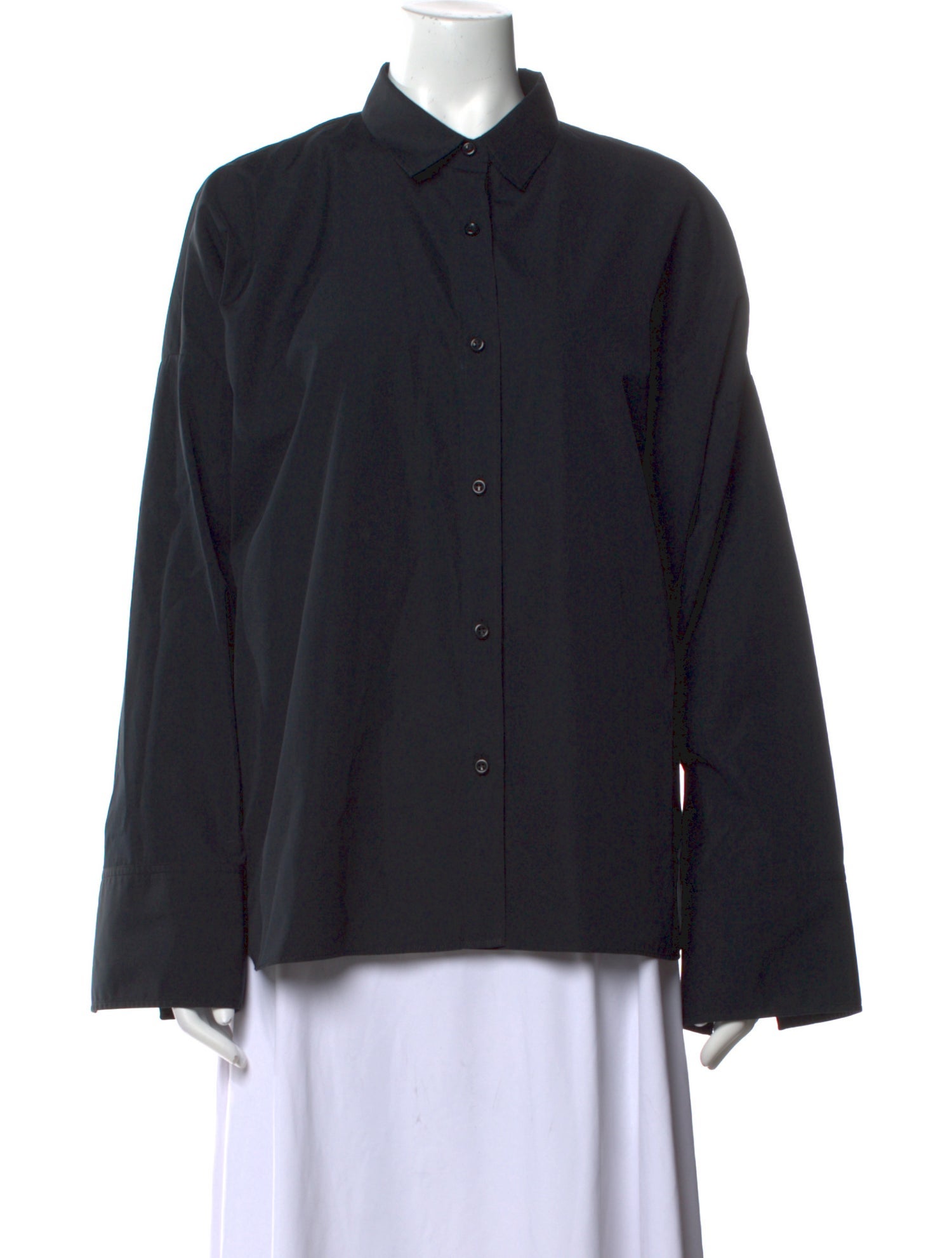 CÂLLAS MILANO Long Sleeve Button-Up Top