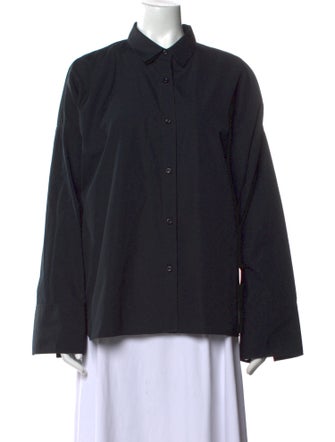 CÂLLAS MILANO Long Sleeve Button-Up Top