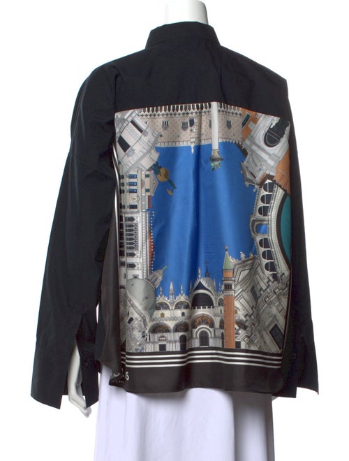 CÂLLAS MILANO Long Sleeve Button-Up Top