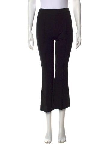 Pre-owned Callas Milano Flared Pants In Black