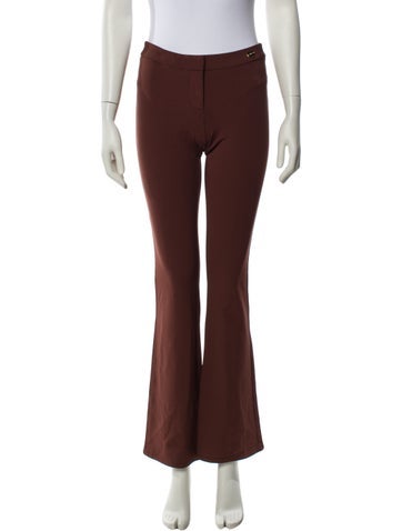 Pre-owned Callas Milano Wide Leg Pants In Brown